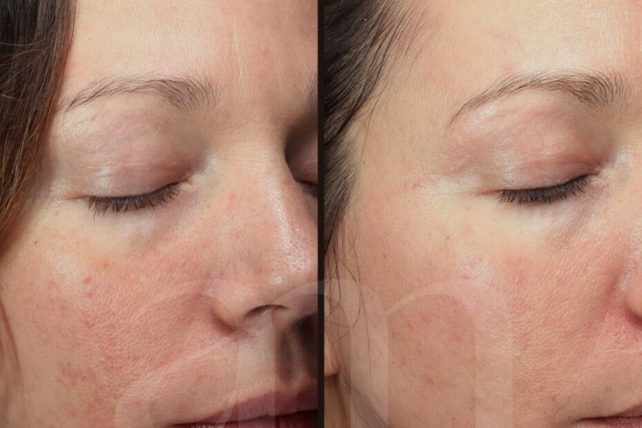 volwassen acne hormonale acne voor en na foto