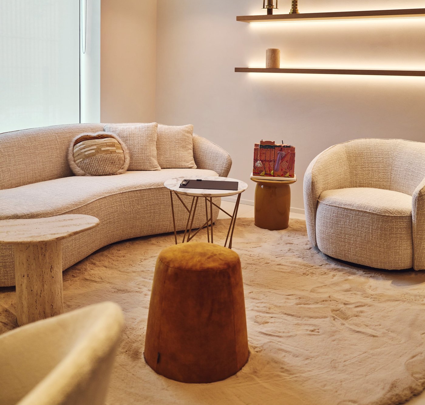 Lounge van Art Medico Clinic in Sint-Denijs-Westrem