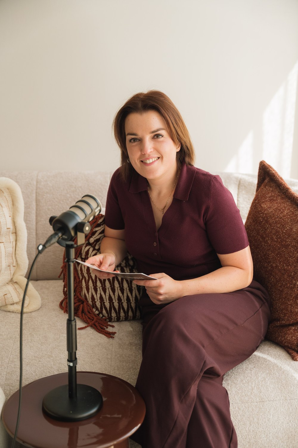 Opname van de podcast Tussen de lijntjes in Art Medico Clinic